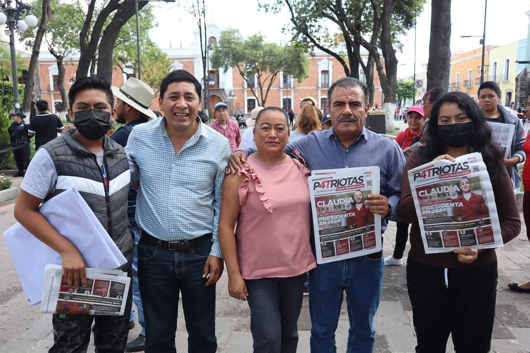 Continúan las brigadas en Tlaxcala para promover a Claudia Sheinbaum